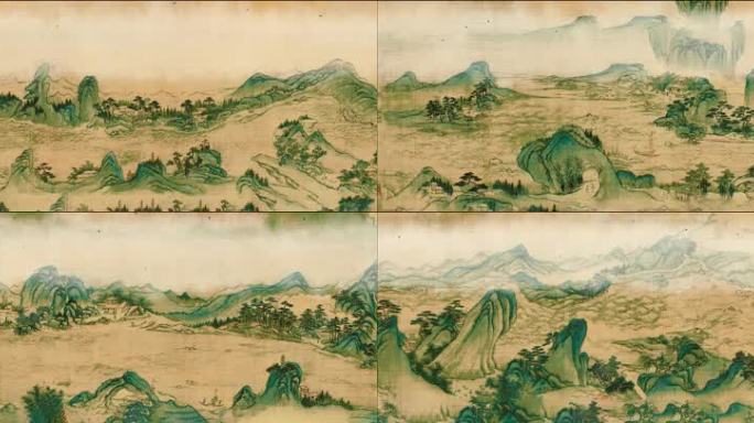 清 王翚《长江万里》8K宽屏