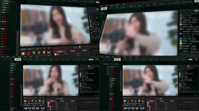 电脑网页版直播视频界面