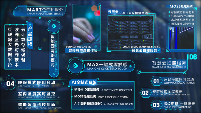 科技感宣传片文字字幕标题