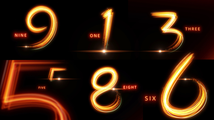 超宽金色大气倒计时开场