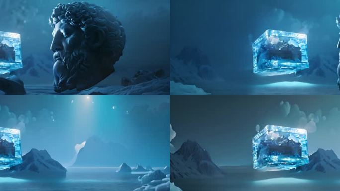 概念无意义抽象画面