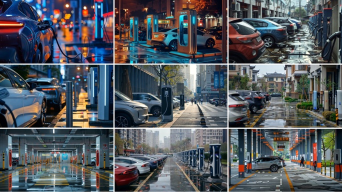 新能源充电桩汽车充电站智能充电桩未来产业