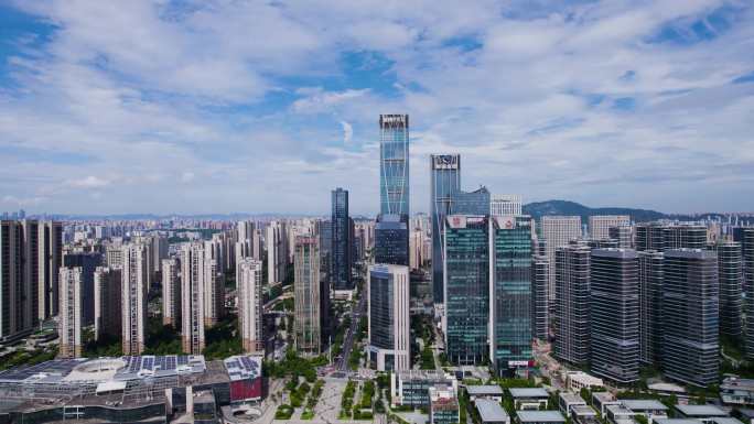 湖南国际金融中心长沙航拍