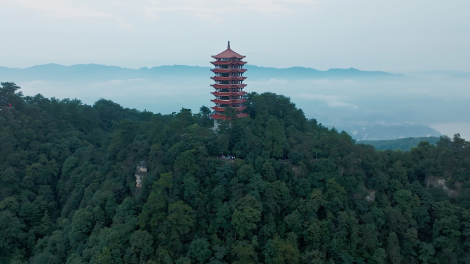 重庆文旅企业宣传素材缙云山4K