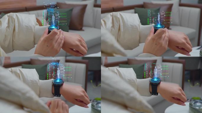 智能全息手表投影科技手表4k