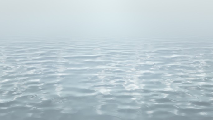 【4K】水面湖面波纹波浪