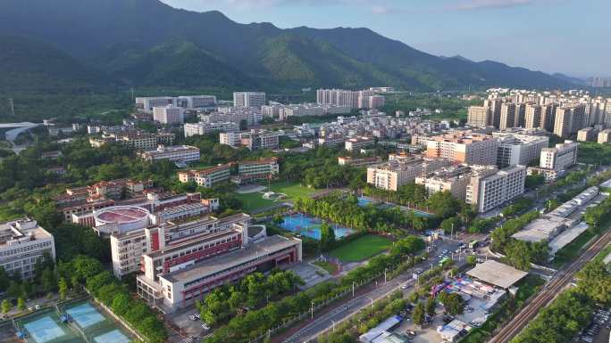 航拍肇庆学院4K