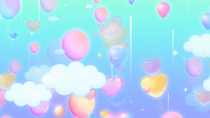 两款梦幻粉色卡通少儿演出背景