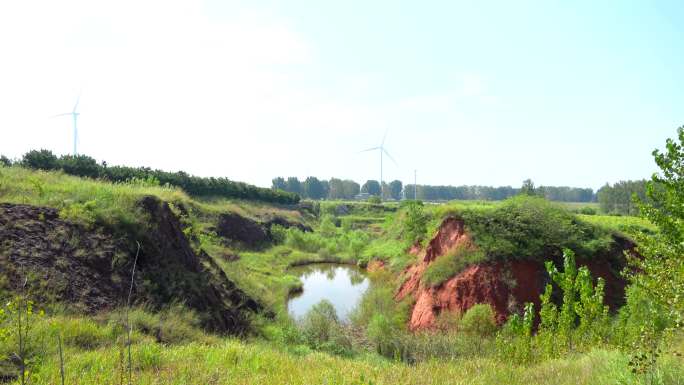 郯城麦坡地震遗址 地震断裂带