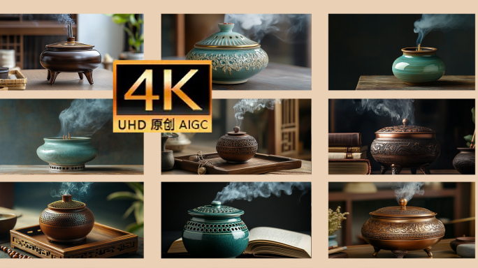 香炉青烟袅袅 中国传统檀香祭祖文化