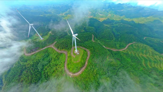 大自然能源风能发电 FPV