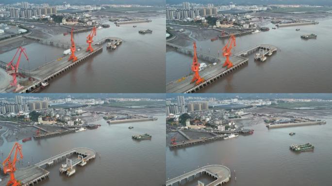 台州市玉环大麦屿码头航拍DJI_0836