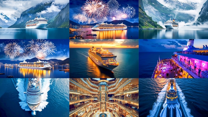 邮轮游轮海上旅行环球旅行休闲度假旅游合集
