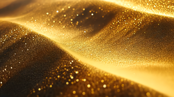 黄金色金色砂砾金沙唯美大气