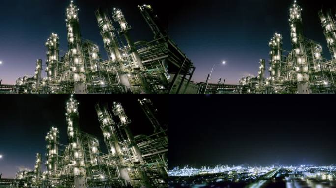 化工区夜景大全空境