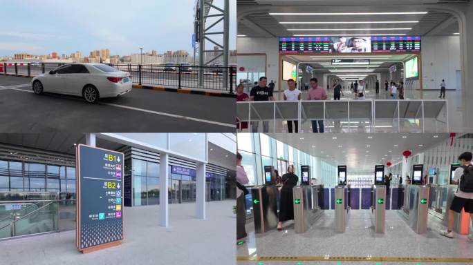 4K新汕头站 汕头高铁站地拍