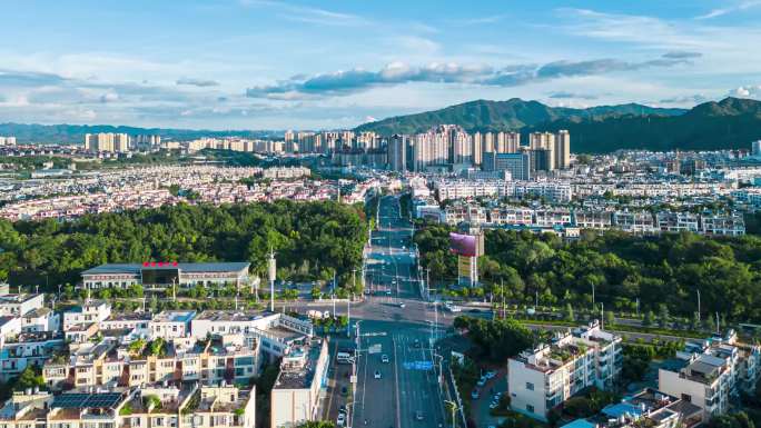 文山城南车流推进延时