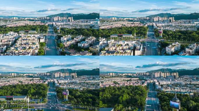 文山城南车流推进延时