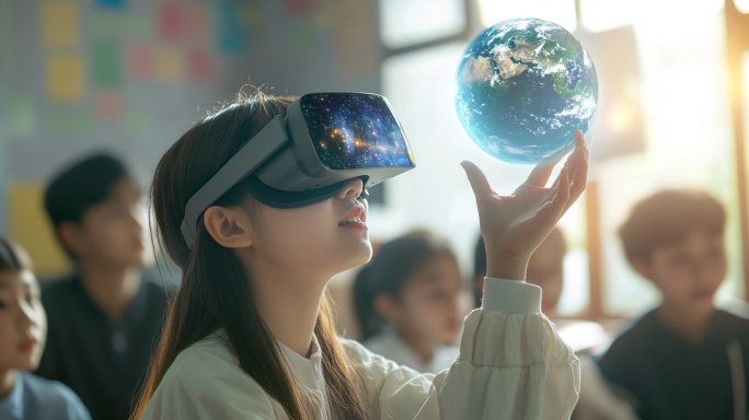 虚拟现实VR未来科技智慧教育