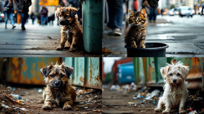流浪动物流浪猫流浪狗