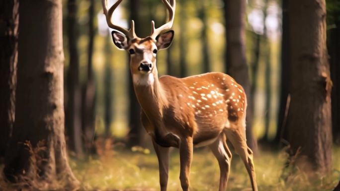 梅花鹿视频素材