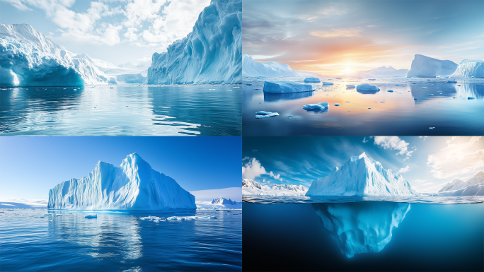 冰川南极北极冰山冰河世纪冰岛001