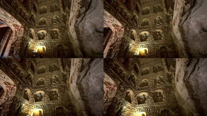 山西大同云冈石窟实拍