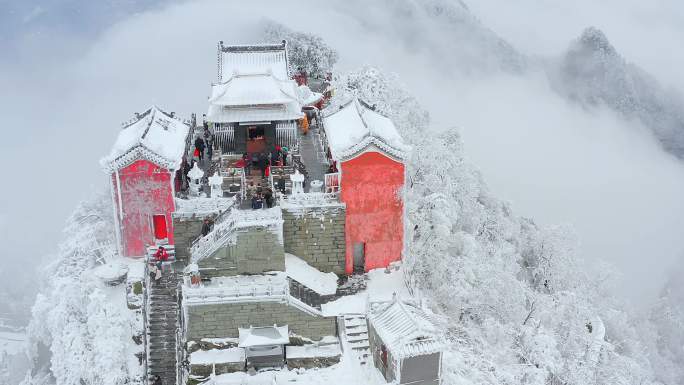 武当山雪景