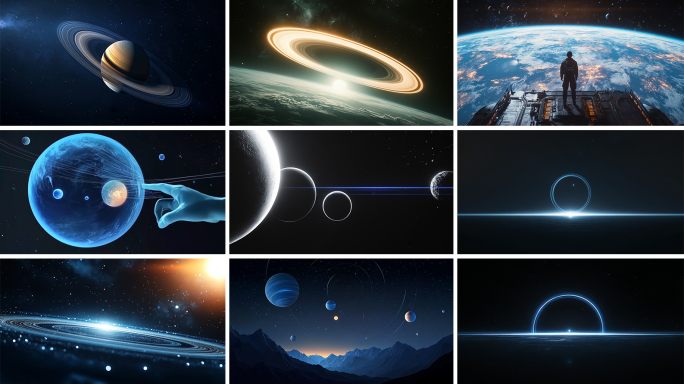 太空科技恒星宇宙星球太空行星流浪银河系