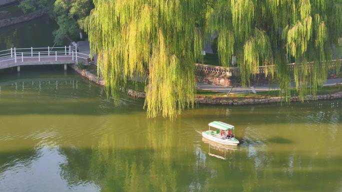 银川中山公园游湖划船