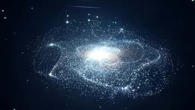 星光粒子爆炸星云光效宇宙大爆炸