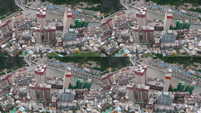 雅江县 河口镇 城南大桥 川藏街大桥