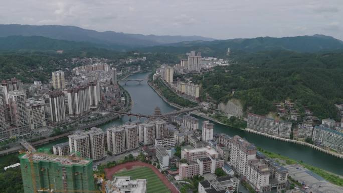 锦屏县城市空景