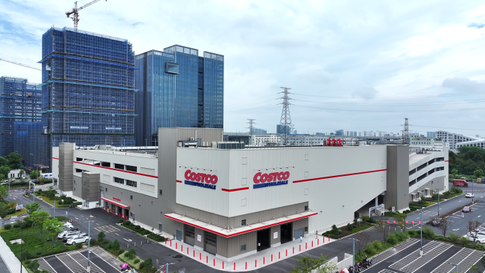 杭州萧山开市客航拍Costco