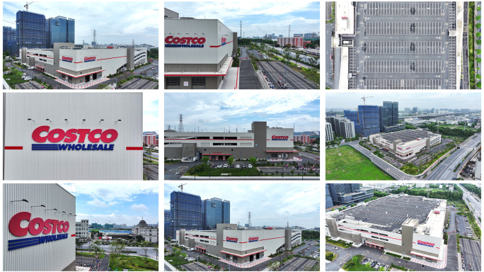 杭州萧山开市客航拍Costco