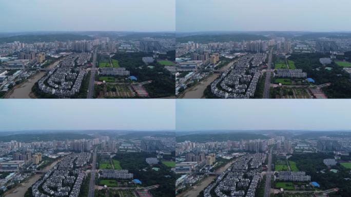 绵阳市 涪江区 五一广场 越王楼