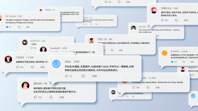 网络评论留言点赞