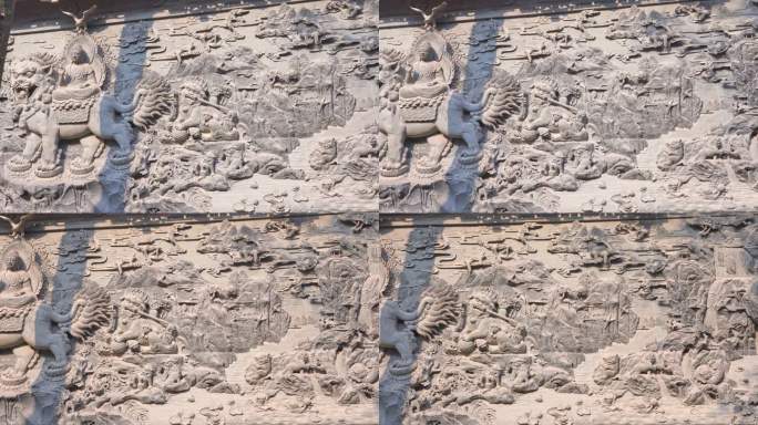 杭州灵隐寺寺庙建筑风景