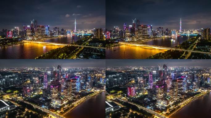 广州琶洲夜景4K