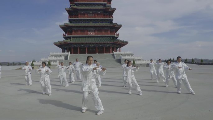 大气太极拳 太极拳 一代宗师 黄河边