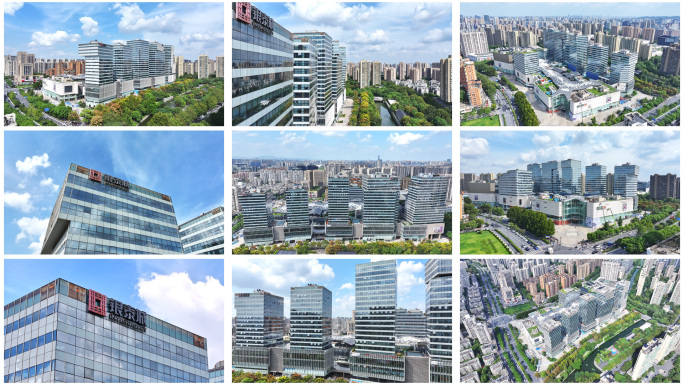 杭州城西银泰城4K航拍