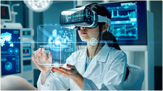 医疗片头 智慧医疗科技大健康医疗科研