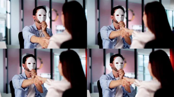 假推销员代理。诡诈邪恶的人