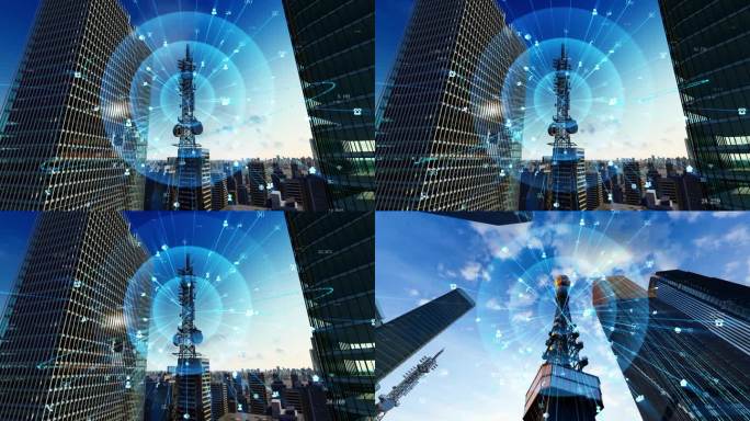现代化城市5g网络通信