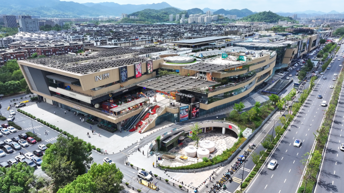 杭州西溪印象城4K延时航拍