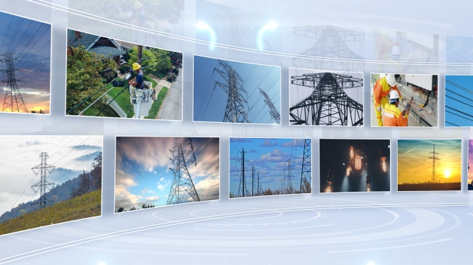 电力电网  科技开场片头