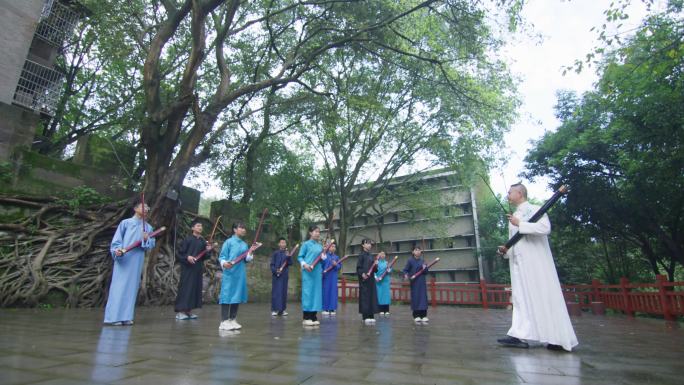 四川岳池竹琴人文