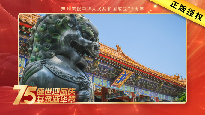 党政党建视频照片字幕边框（两款边框）