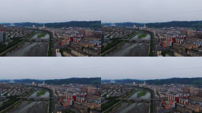 白山市 浑江 龙山寺 金河大桥