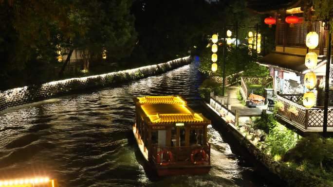 南京秦淮河夫子庙夜景夜泊秦淮